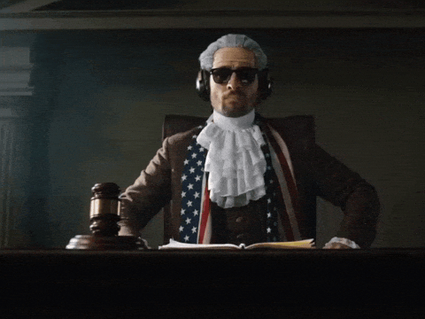 Judging Founding Father GIF
